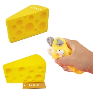 Squeezy Cheese Shape Stress Toy
