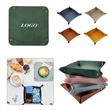 Leather Catchall Tray | https://www.bestnamebadges.com