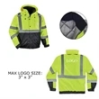 Class 3 High Vis Safety Reflective Bomber Jacket | https://www.bestnamebadges.com