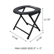 Portable Camp Toilet Seat | https://www.bestnamebadges.com
