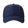 Structured 5 Panel Sandwich Baseball Caps w/ Metal Buckle | https://www.bestnamebadges.com