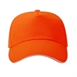 Structured 5 Panel Sandwich Baseball Caps w/ Metal Buckle | https://www.bestnamebadges.com