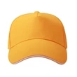 Structured 5 Panel Sandwich Baseball Caps w/ Metal Buckle | https://www.bestnamebadges.com