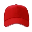 Structured 5 Panel Sandwich Bill Cap w/ Metal Tuck in Buckle | https://www.bestnamebadges.com