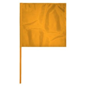 Blank Vinyl Safety Flag with Dowel | https://www.bestnamebadges.com
