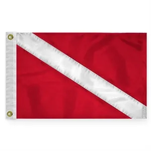 Sewn Message Flag - Skin Diver | https://www.bestnamebadges.com