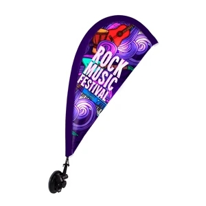 Digital Printed Mini Tear Drop Flag 23