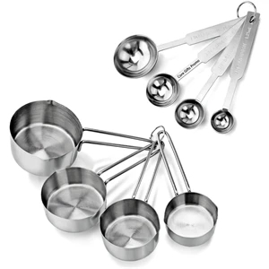 Stainless Steel Measuring Spoons and Cups Combo