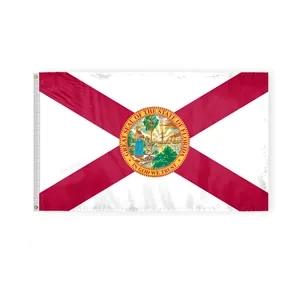 3'x5' Florida ePoly Printed Flags | https://www.bestnamebadges.com