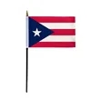 4"x6" & 12"x18'' Puerto Rico ePoly Printed Stick Flags | https://www.bestnamebadges.com
