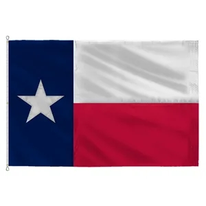 Sewn Texas State Flags 10' x 15' to 20' x 38' | https://www.bestnamebadges.com
