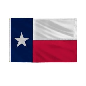 Sewn Texas State Flag 4' x 6' | https://www.bestnamebadges.com