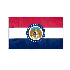 3'x5' Missouri ePoly Printed Flags | https://www.bestnamebadges.com