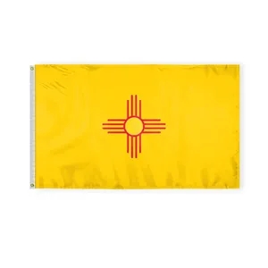 3'x5' New Mexico ePoly Printed Flags | https://www.bestnamebadges.com