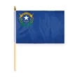 4"x6" & 12"x18'' Nevada ePoly Printed Stick Flags | https://www.bestnamebadges.com