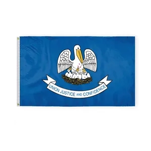 3'x5' Louisiana ePoly Printed Flags | https://www.bestnamebadges.com
