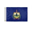 12"x18" to 8'x12' Vermont Nylon Flags | https://www.bestnamebadges.com