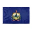 12"x18" to 8'x12' Vermont Nylon Flags | https://www.bestnamebadges.com