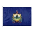12"x18" to 8'x12' Vermont Nylon Flags | https://www.bestnamebadges.com