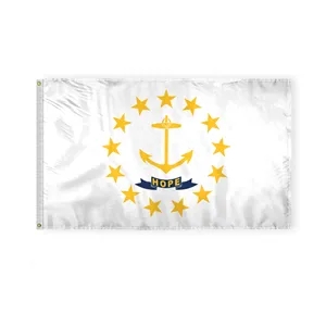 3'x5' Rhode Island ePoly Printed Flags | https://www.bestnamebadges.com