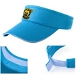 Sandwich Bill Curved Sun Visors w/ Adjustable Hook & Loop | https://www.bestnamebadges.com