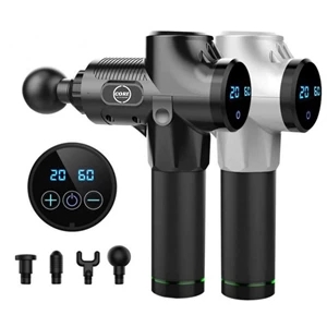 Professional Handheld Electric Body Massager with 6 Heads