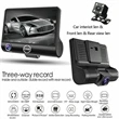 3 Lens Cameras Car Dash Cam with 4 inch Reverse Full Screen | https://www.bestnamebadges.com
