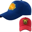 Poly-Canvas Structured 5 Panel Caps w/ Metal Tuck in Buckle | https://www.bestnamebadges.com