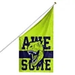 Screen Sublimation Building Flags 8.66' x 5' | https://www.bestnamebadges.com