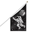 Screen Sublimation Building Flags 6.93' x 4' | https://www.bestnamebadges.com