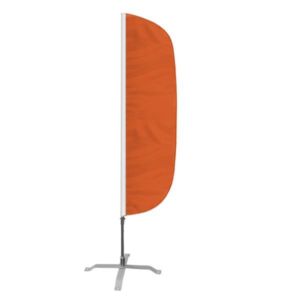 Blank 200D Nylon Feather Flags 8' x 2' | https://www.bestnamebadges.com