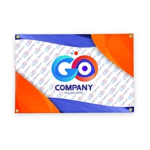 Digitally Printed 13 oz Vinyl Smooth Banner 2' x 3' | https://www.bestnamebadges.com