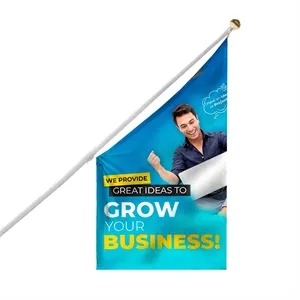 Digital Printed Building Flags 5.2' x 3' | https://www.bestnamebadges.com