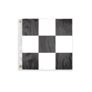 9 Square Checkered Printed Flags | https://www.bestnamebadges.com