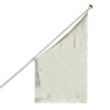Screen Sublimation Building Flags 6.93' x 4' | https://www.bestnamebadges.com