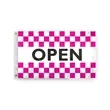 Checkered Message Flag - 3' x 5' | https://www.bestnamebadges.com
