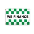 Checkered Message Flag - 2' x 3' | https://www.bestnamebadges.com