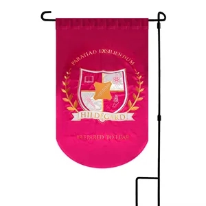 Custom Applique & Embroidered Garden Flag 12