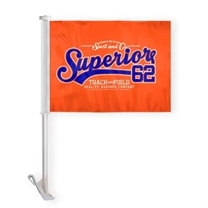 Custom Screen Sublimation Car Flag, 19