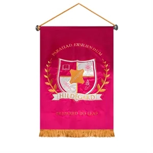 Custom Embroidered Podium Banners - 3.5' x 5' | https://www.bestnamebadges.com