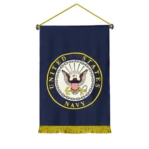 Podium Banner - Class B Applique & Embroidered 3.5' x 5' | https://www.bestnamebadges.com