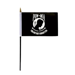 POW MIA Stick Flags | https://www.bestnamebadges.com