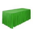 Semi-Stock Gathered Table Skirts - Silk Poly | https://www.bestnamebadges.com