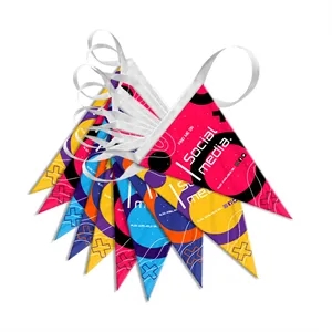 Custom ePoly Streamer with 9" x 12" Pennants