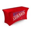 Custom Table Cover - Front Panel - Screen Sublimation | https://www.bestnamebadges.com