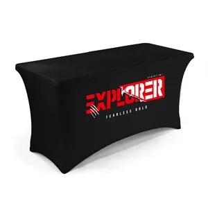 Custom Table Cover - Front Panel -Dye Sublimation | https://www.bestnamebadges.com