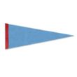 Acrylic Felt Pennant without Pole - Heat Transfer | https://www.bestnamebadges.com