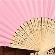 Foladble Chinese Paper Bamboo fan | https://www.bestnamebadges.com