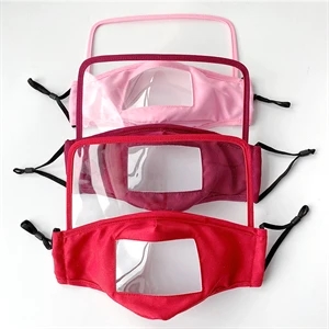 Dustproof Protective Face Mask with Removable Eyes Shield
