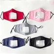 Lip visible protective face mask | https://www.bestnamebadges.com